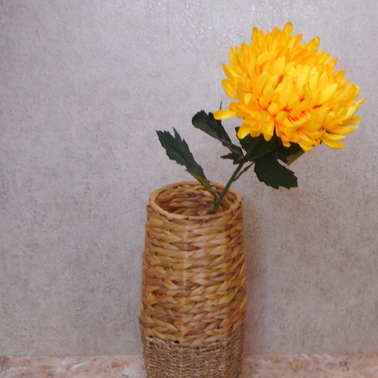 Artificial Bloom Chrysanthemum Yellow 66cm Artificial Flowers